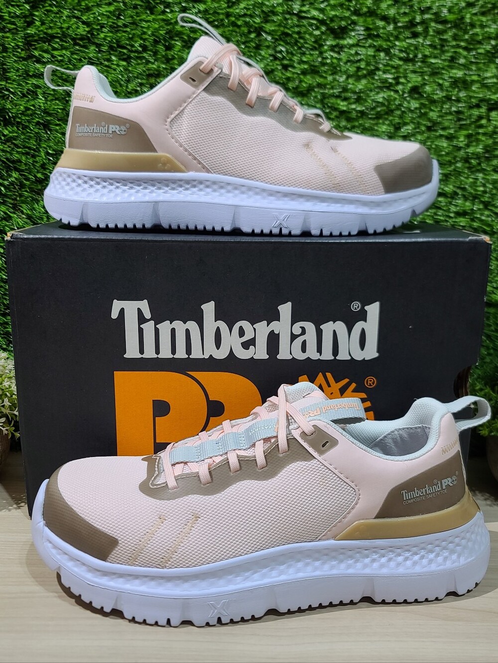 Timberland PRO Setra Composite Safety Toe - Pink/Champagne US 8 NEW
